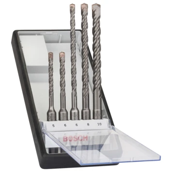 Bosch Prof SDS= Borenset 5-delig 3 Bosch Prof SDS= Borenset 5-delig
