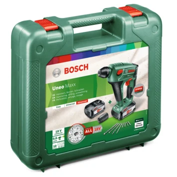 Bosch 18V Boorhamer Met Extra Boorkop En 8-delige Accessoireset (Incl. 2 Accu's 2.5Ah + Lader) 4 Bosch 18V Boorhamer Met Extra Boorkop En 8-delige Accessoireset (Incl. 2 Accu's 2.5Ah + Lader) - Afbeelding 2