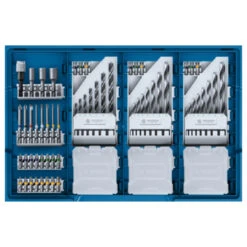 Bosch Professional Accuschroefmachine GSR 18V-21, 2x 1,5Ah Accu & 63 Accessoires In Special AC Case -Bosch Bosch 123 45