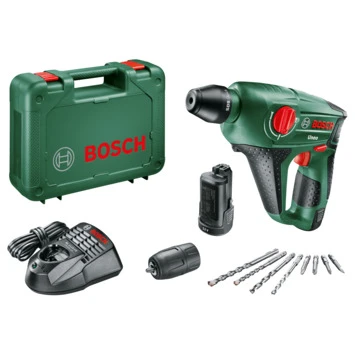 Bosch Accuboorhamer Uneo 12 Volt 2 Accu's 3 Bosch Accuboorhamer Uneo 12 Volt 2 Accu's