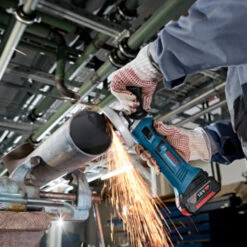 Bosch Professional Accu Haakse Slijper GWS 18-125 V-LI (zonder Accu) -Bosch Bosch 123 653