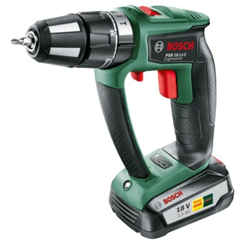 Bosch 18V Klopboormachine PSB18 Ergonomic (Incl. 2.5Ah Accu + Lader) 3 Bosch 18V Klopboormachine PSB18 Ergonomic (Incl. 2.5Ah Accu + Lader)